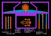 Orbital Defender for Apple II - I'm hit again!