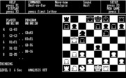 Chess for IBM PC/Compatibles - The computer opponent is thinking...