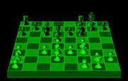 Chess for IBM PC/Compatibles - Pieces slowly being removed from the game board.