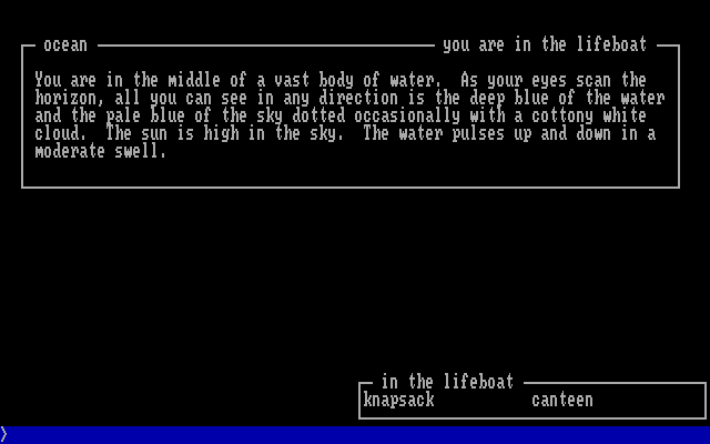 Inca IBM PC/Compatibles Screenshot: Game start.