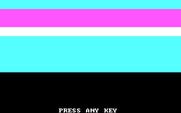 Kindercomp for IBM PC/Compatibles - Scribbling colors on the screen.