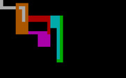 Kindercomp for IBM PC/Compatibles - Drawing random shapes on the screen.