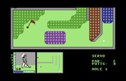 Mini-Putt for Commodore 64 - Here's the hole...