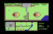 Mini-Putt for Commodore 64 - Time your shot carefully, the elephant trunk moves up and down.