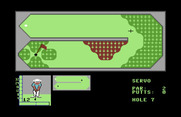 Mini-Putt for Commodore 64 - There are a variety of holes, some simple and some wacky.