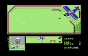 Mini-Putt for Commodore 64 - The plane propeller gets in the way here.