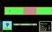Mini-Putt for IBM PC/Compatibles - Starting out on an easy hole.