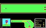 Mini-Putt for IBM PC/Compatibles - This hole is easy if you can hit straight...