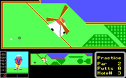 Mini-Putt for IBM PC/Compatibles - A traditional mini-putt windmill.