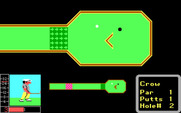 Mini-Putt for IBM PC/Compatibles - The ball bounces around near the hole...