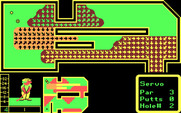Mini-Putt for IBM PC/Compatibles - Can you hit the ball around these walls?