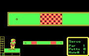 Mini-Putt for IBM PC/Compatibles - Starting out on an easy hole.