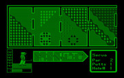 Mini-Putt for IBM PC/Compatibles - The challenging course is challenging.