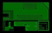 Mini-Putt for IBM PC/Compatibles - The ball bounces around this tricky hole.