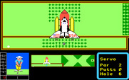 Mini-Putt for Apple IIgs - A space shuttle challenge!