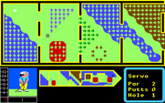 Mini-Putt for Apple IIgs - All sorts of hills and walls here!