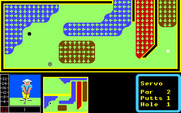 Mini-Putt for Apple IIgs - There's the hole!