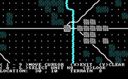 Mech Brigade for IBM PC/Compatibles - Game start.