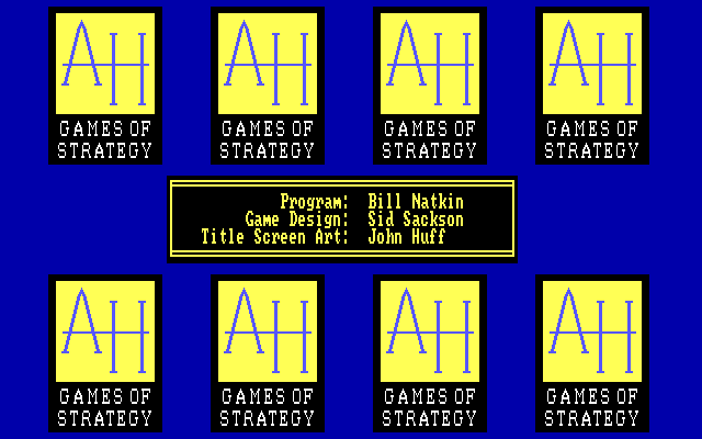 Computer Acquire IBM PC/Compatibles Screenshot: Credits screen.