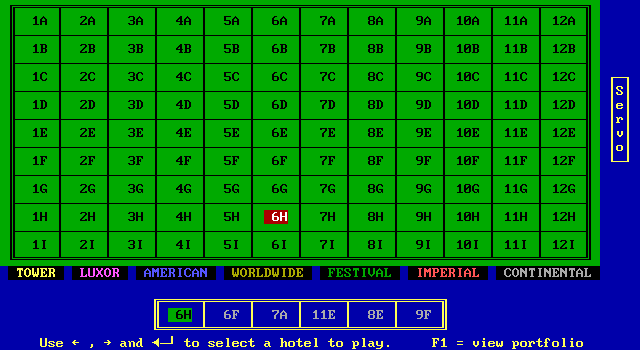 Computer Acquire IBM PC/Compatibles Screenshot: Starting a new game.