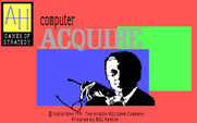 Computer Acquire for IBM PC/Compatibles - Title screen.