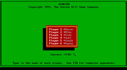 Computer Acquire for IBM PC/Compatibles - Setting up a new game.