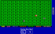 Computer Acquire for IBM PC/Compatibles - Display the main menu?