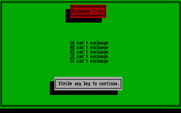 Computer Acquire for IBM PC/Compatibles - Can't exchange anything yet?