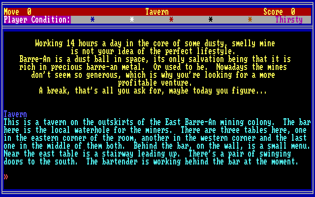 Supernova IBM PC/Compatibles Screenshot: The starting location.
