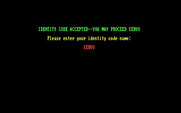 Supernova for IBM PC/Compatibles - First, enter an identity code...