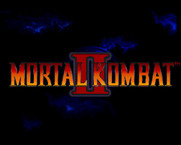 Mortal Kombat II for Amiga - Title screen.