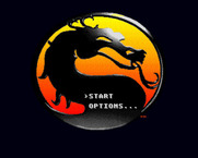 Mortal Kombat II for Amiga - Main menu.