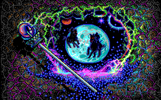 Death Knights of Krynn IBM PC/Compatibles Screenshot: Introduction graphics.