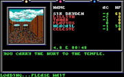Death Knights of Krynn for IBM PC/Compatibles - Heading to a temple.