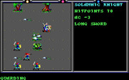 Death Knights of Krynn for IBM PC/Compatibles - Battle screen.