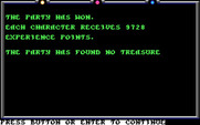 Death Knights of Krynn for IBM PC/Compatibles - The party has won this battle!