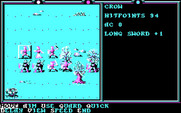 Death Knights of Krynn for IBM PC/Compatibles - The battle screen.