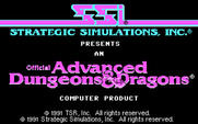 Death Knights of Krynn for IBM PC/Compatibles - SSI logo.
