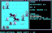 Death Knights of Krynn for IBM PC/Compatibles - A nightmare attacks...