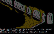 King's Quest for IBM PC/Compatibles - One of many ways to die in the game...