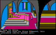 King's Quest for IBM PC/Compatibles - It's a good idea to bow to the king.