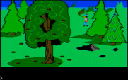 King's Quest for IBM PC/Compatibles - A walnut tree!