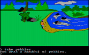 King's Quest for IBM PC/Compatibles - You never know when some pebbles can become handy...