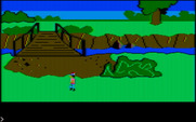 King's Quest for IBM PC/Compatibles - Hmm, where does this bridge lead?
