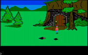 King's Quest for IBM PC/Compatibles - This door is the exit from the land in the sky...