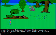 King's Quest for IBM PC/Compatibles - I am temporarily protected by a spell!