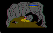 King's Quest for IBM PC/Compatibles - I fell into a cave.