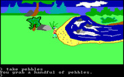 King's Quest for IBM PC/Compatibles - Picking up some pebbles...can these be useful later?