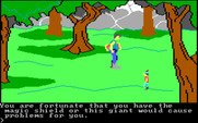 King's Quest for IBM PC/Compatibles - Careful, it's a giant!