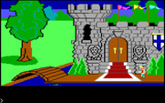 King's Quest for IBM PC/Compatibles - Entrance to the castle.